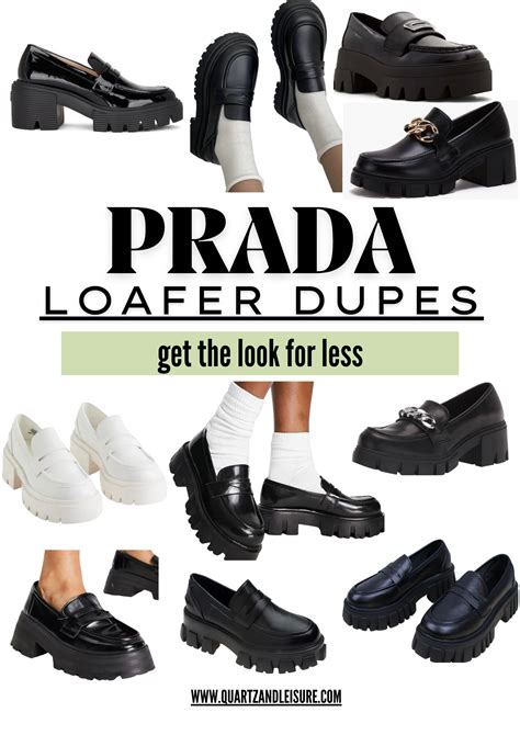 prada monolith loafers dupe|prada combat boots dupe.